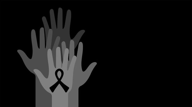 Animation of National Former Prisoner of War Recognition Day. April 9. Motion Graphic.