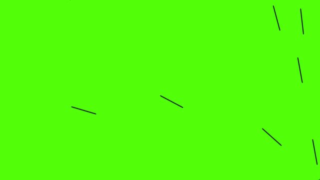 Abstract Line Art: Minimalist lines dance across a vivid green canvas, inviting viewers to explore simplicity and imagination. 