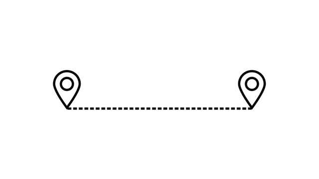 Minimalist Location Pinpoint Icon Design