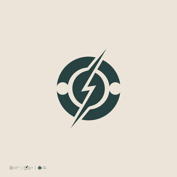 Modern Minimal Logo Design Template Abstract Branding Icon Vector