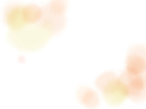 淡いオレンジや黄色の滲んだ水彩テクスチャのふんわり素材