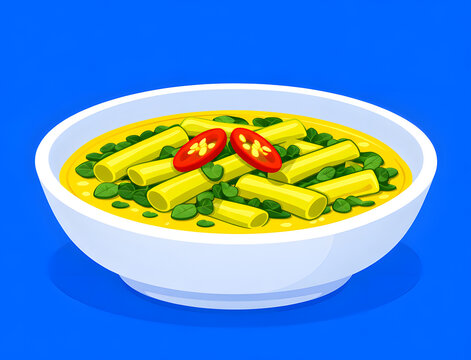 Malaysian style yam kemahang masak lemak