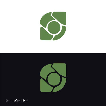 Modern Minimal Logo Design Template Abstract Branding Icon Vector