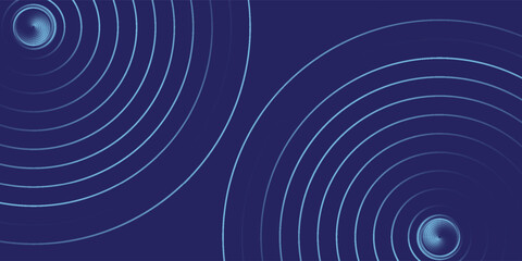 Background geometric shapes circle line blue. orbit gradient color. Galaxy and technology pattern © sholeh