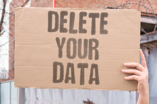 "Delete Your Data" Individuals increasingly try to reclaim their privacy by deleting stored platform data and accounts. SOCIAL. DATA. DELETE. PRIVACY. RECLAIM.
