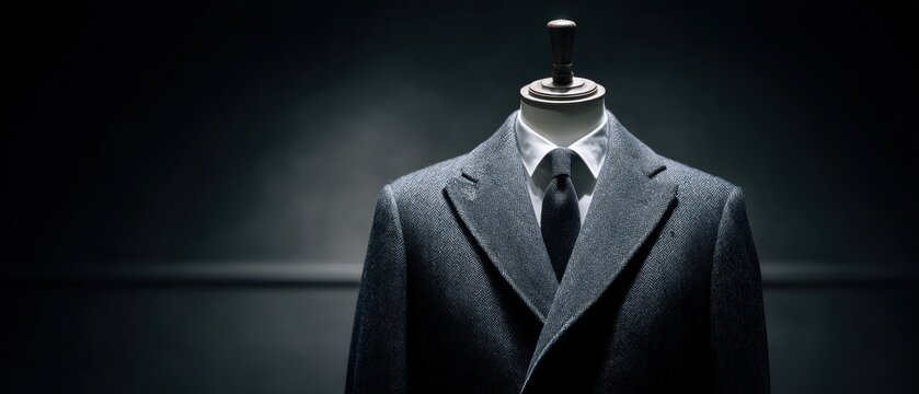 Suit on mannequin business formal wear