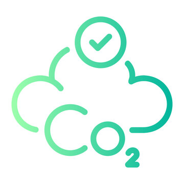co2 gradient icon