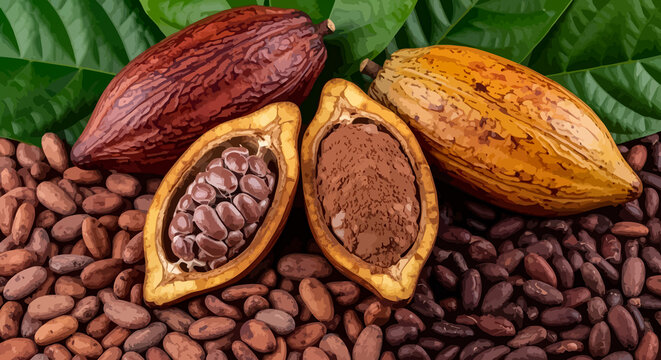 A closeup of roasted organic coffee beans and healthy almonds in a wooden bowl isolated on a white background makes a perfect brown caffeine snack ingredient for any cafe