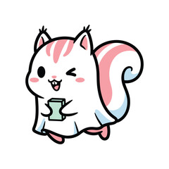 Squirrel Cute Character Design Commercial © Rohima