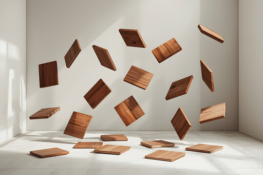 Floating Floor Tiles Rearranging