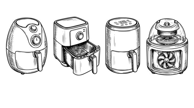 Various air fryer designs for healthy cooking options available