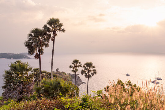 The most beautiful Viewpoint  Laem phrom thep in phuket city phuket,Thailand.