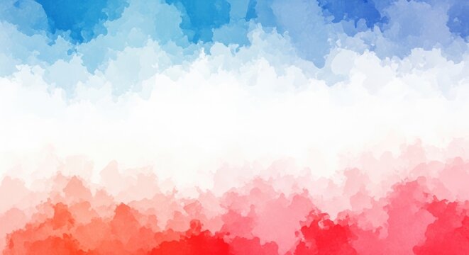Patriotic watercolor background for memorial day honoring american heroes