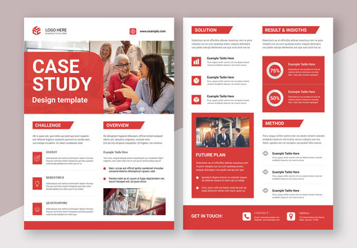 Case Study Business Flyer Template