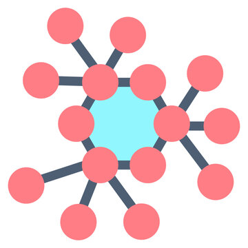 Vector Icon Glucose, Component, Chemical, Education, Molecule, Energy