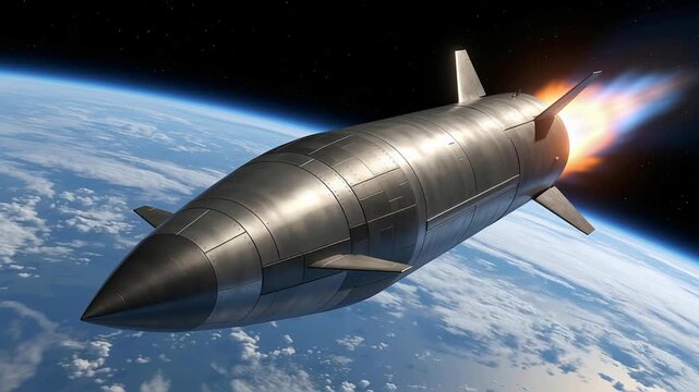 Autonomous missile space warfare demonstrates advanced ai programming command control military battlefield precision power strategic dominance combat scenarios