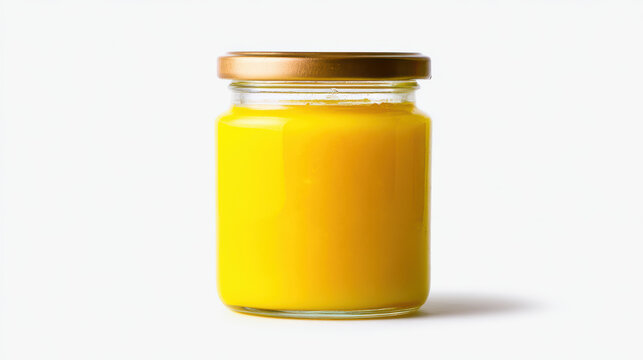 transparency in piccalilli food photography in a glass jar