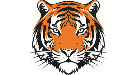 Close up of tiger face portrait. © eko