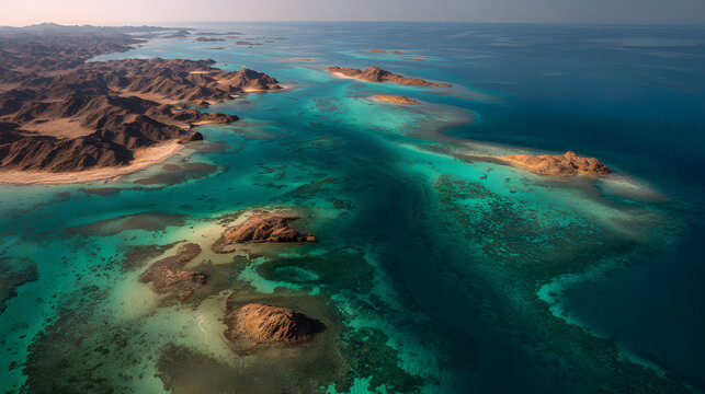a Dahlak archipelago in Eritrea. background illustration of historical sites in Eritrea.
