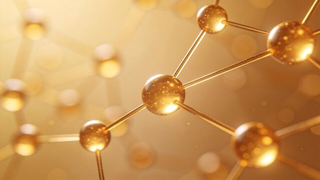 Golden molecular structure