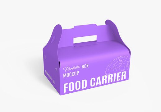 Take Way Food Box Mockup