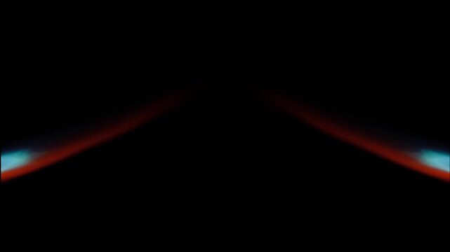 Oxy Acetylene torch of different powers and temperatures on dark background 