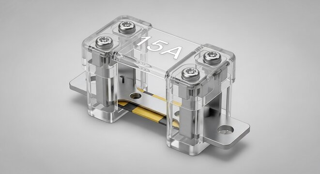 Transparent electrical fuse