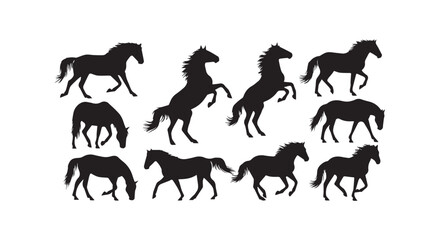 Obraz premium A herd of wildebeests galloping across the vast African savanna landscape