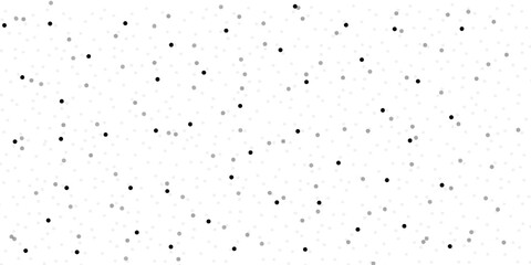 Seamless polka dot pattern. Vector pattern with black circles on white background. © uboy