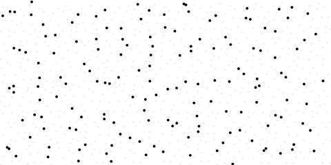 Seamless polka dot pattern. Vector pattern with black circles on white background. © uboy