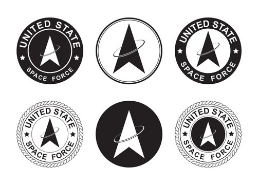 US Space Force vector, US Space Force Clipart, US Space Force silhouette