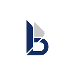 Large letter B logo symbol. © syarifah