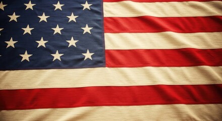 Fototapeta premium Celebrating independence day a vibrant american flag waving with patriotic pride and freedom
