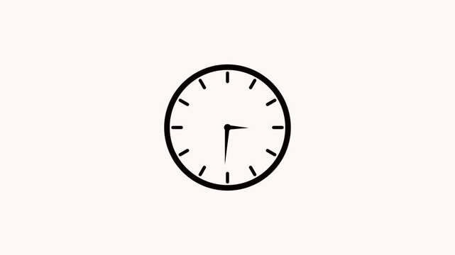 Square clock line icon. linear style sign for mobile concept and web design. design in trendy style. Clock time o
