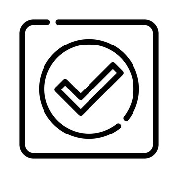 checkbox line icon