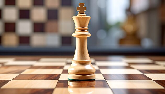 Chess King - A Strategic Focus on the Board.