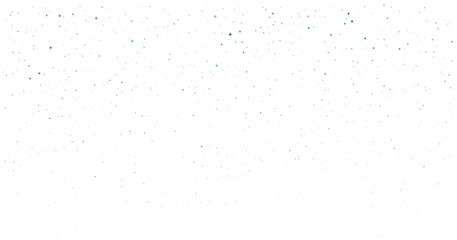 Naklejka premium Small sparkling particles and tiny blue dots falling from top on a transparent background