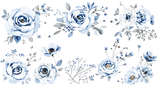 Vintage-inspired rose pattern with gentle pastel hues and fine details