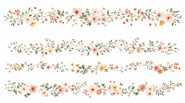 A soft and delicate garden border inspired by springtime beauty