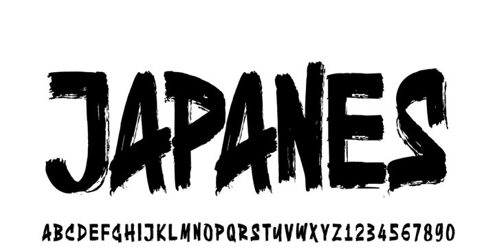 Crunk rap rough grunge Font.Raw Font. Graffiti Font.Creative Hand Drawn Uppercase Street Art Classic Lettering Fashion Designs Typography modern serif decorative vintage concept vector illustration