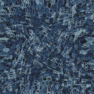Simple delicate dark blue intertwined geometric texture seamless pattern