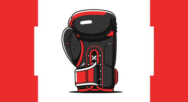 Bold Boxing Glove Icon For Combat Sports And Fitness Enthusiasts