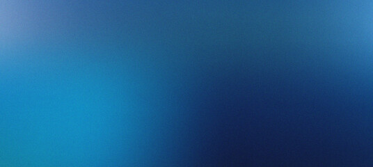 Obraz premium Deep blue abstract gradient background with smooth luminous light effect