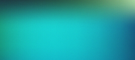 Fototapeta premium Deep turquoise abstract gradient background with luminous blue center