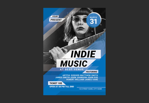 Indie Music Event Flyer