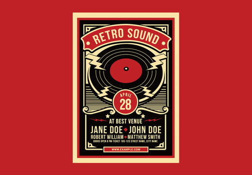 Retro Sound Flyer