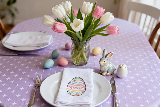 easter table setting