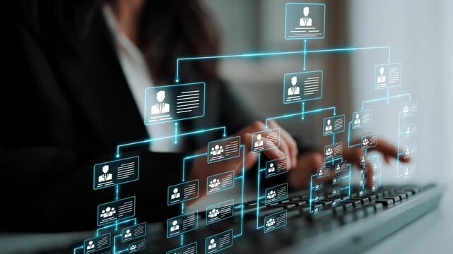 Corporate org chart and team structure show hierarchy, team, and structure for clear organization, management, and operational planning Marrow