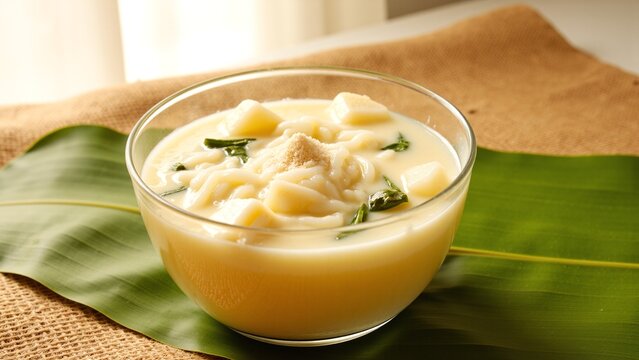 Rustic Lod Chong with Coconut Milk and Winter Melon