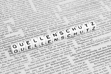 Fototapeta premium Quellenschutz